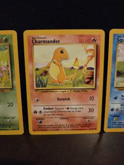 Pokemon TCG Base Set Starters - Pikachu Bulbasaur Charmander Squirtle WOTC ðŸŒŸðŸŒŸ - Image 3