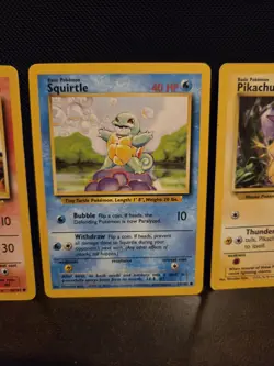 Pokemon TCG Base Set Starters - Pikachu Bulbasaur Charmander Squirtle WOTC ðŸŒŸðŸŒŸ - Image 4