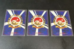 Early Pokemon Cards Old Back Raikou Suikun Entei - Image 3
