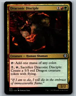 Magic MTG Starter Commander Decks Draconic Disciple #225 TCG CCG - Image 1