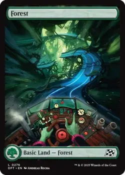 Forest (0276) -Foil Near Mint MTG Aetherdrift - Image 1