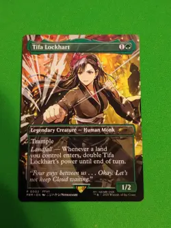 MTG Magic Non-Foil PTQ Promo Tifa Lockhart MagicCon Las Vegas NM - Image 1