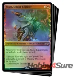 Foil Sram, Senior Edificer X4 M/NM MTG March Of The Machine: Multiverse Legends - Image 1