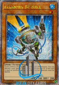 Yugioh RA03-EN225 Fishborg Blaster : Quarter Century Secret Rare 1st Ed US Print - Image 3