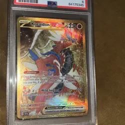 PSA 8 PokÃ©mon TCG Koraidon ex Scarlet & Violet 254/198 Holo Hyper Rare - Card - Image 10