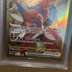 PSA 8 PokÃ©mon TCG Koraidon ex Scarlet & Violet 254/198 Holo Hyper Rare - Card - Image 12