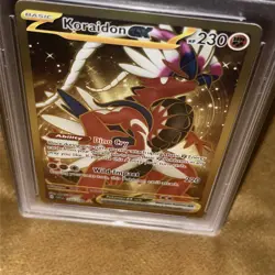 PSA 8 PokÃ©mon TCG Koraidon ex Scarlet & Violet 254/198 Holo Hyper Rare - Card - Image 13