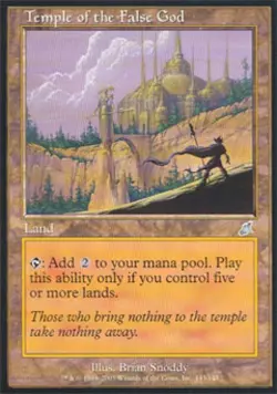 Temple of the False God - Light Play MTG Scourge - Image 1