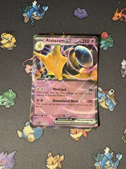 PokÃ©mon Cards Alakazam ex 065/165 Ultra Rare Pokemon 151 - (NM) - Image 1