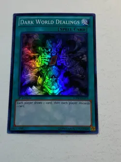 Yugioh - 1x Dark World Dealings - Super Rare - LCJW-EN251 - 1st Ed - NM 2013 - Image 10