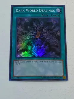 Yugioh - 1x Dark World Dealings - Super Rare - LCJW-EN251 - 1st Ed - NM 2013 - Image 6