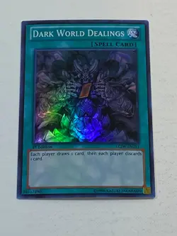 Yugioh - 1x Dark World Dealings - Super Rare - LCJW-EN251 - 1st Ed - NM 2013 - Image 7