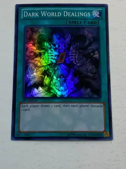Yugioh - 1x Dark World Dealings - Super Rare - LCJW-EN251 - 1st Ed - NM 2013 - Image 8