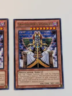 Yugioh TCG - 2x Gravekeeper's Visionary - LCJW-EN259 - LP + NM - 1st Edition - Image 5