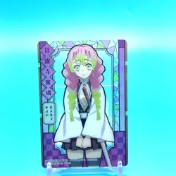 Demon Slayer Card Mitsuri Kanroji Bandai Made in Japan Japanese Anime - Image 1