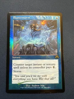 MTG Flusterstorm (Retro Frame) - Buy-A-Box Promos (BABP) NM Foil - Image 1