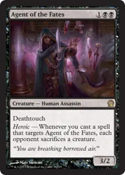 Agent of the Fates -Foil Light Play MTG Theros - Image 1