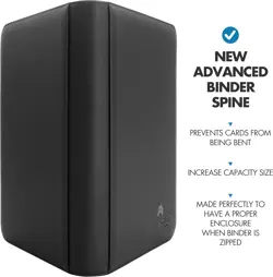 Toploader Binder, Trading Card Binder Storage, 252 9 Pocket Top Loader Binder... - Image 8