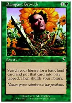 Rampant Growth - Light Play MTG 7th Edition - Image 1
