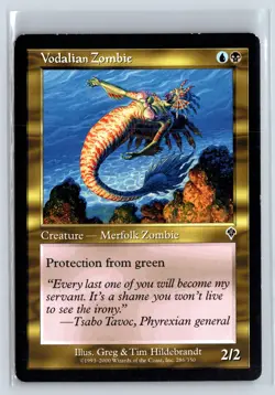 VODALIAN ZOMBIE - Invasion â€“ MTG Magic the Gathering Card - Common - Image 1