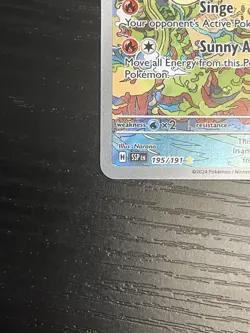 Pokemon TCG Castform Sunny Form 195/191 Surging Sparks Full Art Nintendo 2024 NM - Image 6