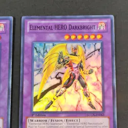 Yugioh TCG - 2x Elemental Hero Darkbright - LCGX-EN063 - 1st Ed - LP/NM - 2011 - Image 4