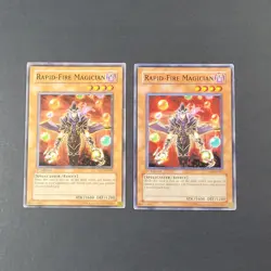 Yugioh TCG - 2x Rapid Fire Magician - SD6-EN016 - LP/NM - 1st Ed -  Common 2005 - Image 2