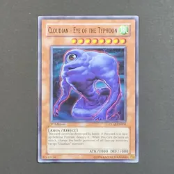 Yugioh TCG - Cloudian Eye of the Typhoon - GLAS-EN005 - NM - Super Rare 1st 2007 - Image 2