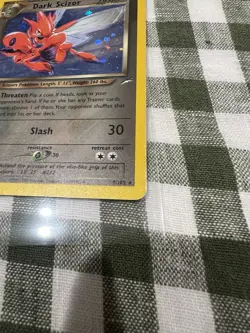 Pokemon Dark Scizor 1st Edition Holo Card 9/105 Neo Destiny Vintage LP - Image 8