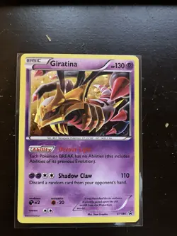 PokÃ©mon Giratina Black Star Promo TCG Card XY184 - Image 1