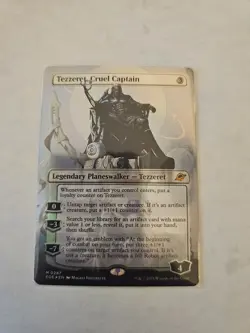 Tezzeret, Cruel Captain Borderless FOIL MTG EoE LP - Image 1