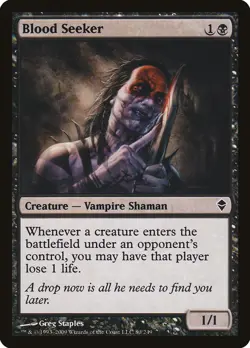 MTG Magic the Gathering Blood Seeker (80/280) Zendikar MP - Image 1
