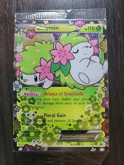 PokÃ©mon TCG Shaymin-EX XY Black Star Promos Holo Card XY148 Sealed - Image 1