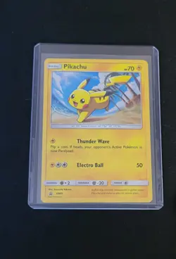Pikachu  SM81 Sun and Moon Promo 81 Pokemon TCG Holo #B - Image 1