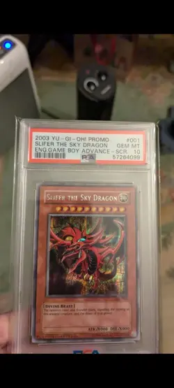 2003 YUGIOH GBI-001 SLIFER THE SKY DRAGON SECRET RARE HOLO PSA 10 GEM #57264099 - Image 3
