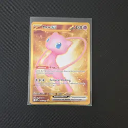Mew ex 205/165 Sv: Scarlet & Violet 151 Holo Gold NON-Metal Card NM - Image 1