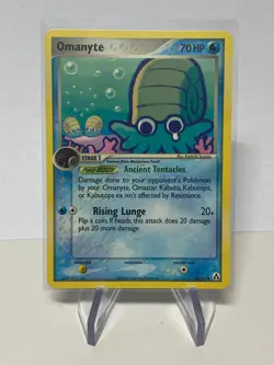 Omanyte 60/92 Common  Ex Legend Maker Pokemon Card Non Holo 2006 NM - Image 1