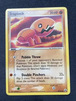Trapinch 67/92 EX Legend Maker Pokemon Card NM - Image 1