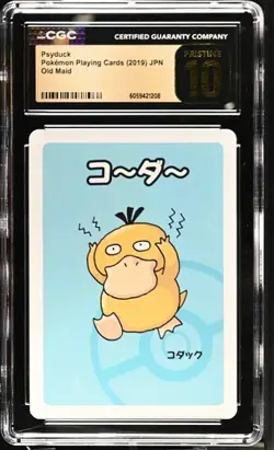 ðŸŒ¿ðŸŒ¿ CGC 10 PRISTINE Psyduck Old Maid 2019 Japanese Pokemon Card - Image 1