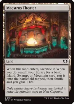 Maestros Theater - Near Mint MTG Commander: Edge of Eternities - Image 1