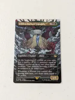 MTG Jenova, Ancient Calamity - Borderless - Final Fantasy NM - Image 1