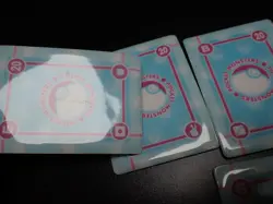 Pokemon Bandai Promo Waterproof Bathroom Menko Card x4 Gliscor Mantyke etc #40 - Image 12