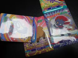 Pokemon Bandai Promo Waterproof Bathroom Menko Card x4 Gliscor Mantyke etc #40 - Image 2