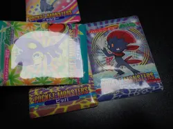 Pokemon Bandai Promo Waterproof Bathroom Menko Card x4 Gliscor Mantyke etc #40 - Image 3