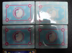Pokemon Bandai Promo Waterproof Bathroom Menko Card x4 Gliscor Mantyke etc #40 - Image 9