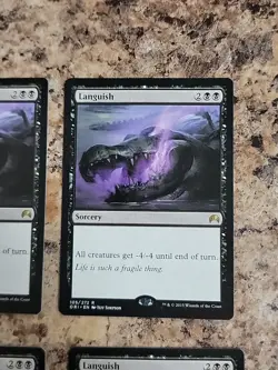 MTG Languish x4 Origins Regular Non-foil Playset  - Image 4