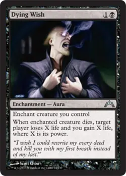 Dying Wish - Light Play MTG Gatecrash - Image 1