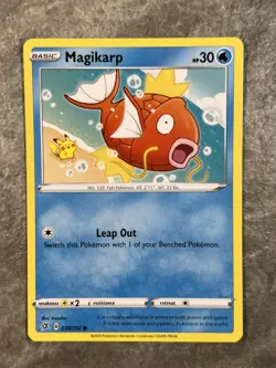 Magikarp 039/192 Pokemon TCG Card Rebel Clash Regular Common (Light Play) LP - Image 1