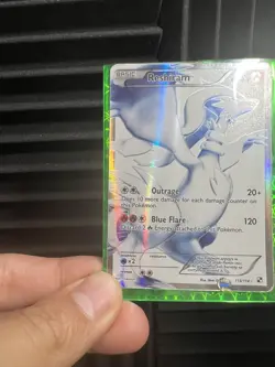 PokÃ©mon Reshiram Full Art Holo Black White Card 113/114 LP/NM Condition - Image 1