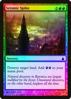 Seismic Spike FOIL Ravnica: City of Guilds NM Red Common MAGIC CARD ABUGames - Image 1
